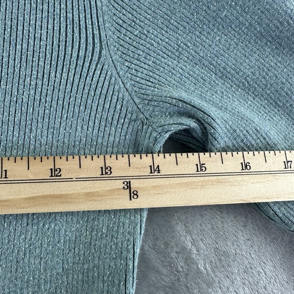 Old Navy Sweater Women's M Turquise Blue Perfect Fit Stretch - Picture 6 of 7